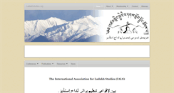 Desktop Screenshot of ladakhstudies.org