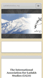 Mobile Screenshot of ladakhstudies.org