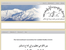 Tablet Screenshot of ladakhstudies.org